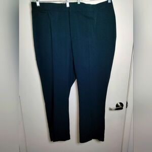 Catherines (Size 28) Navy Blue Curvy Stretch Classic Right Fit Pants (NEW-NWT)